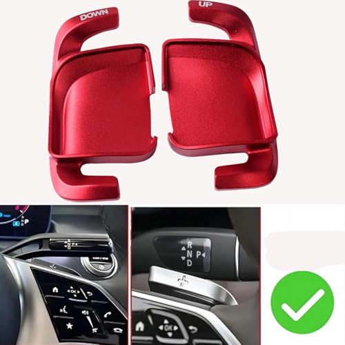 Levas de cambio de marchas para Benz W213 C238 aluminio plata 2