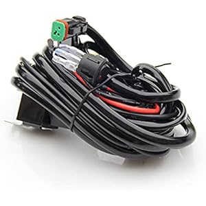 DVISUV LED Light Bar Wiring Harness Kit 1 Leads ON/Off Switc