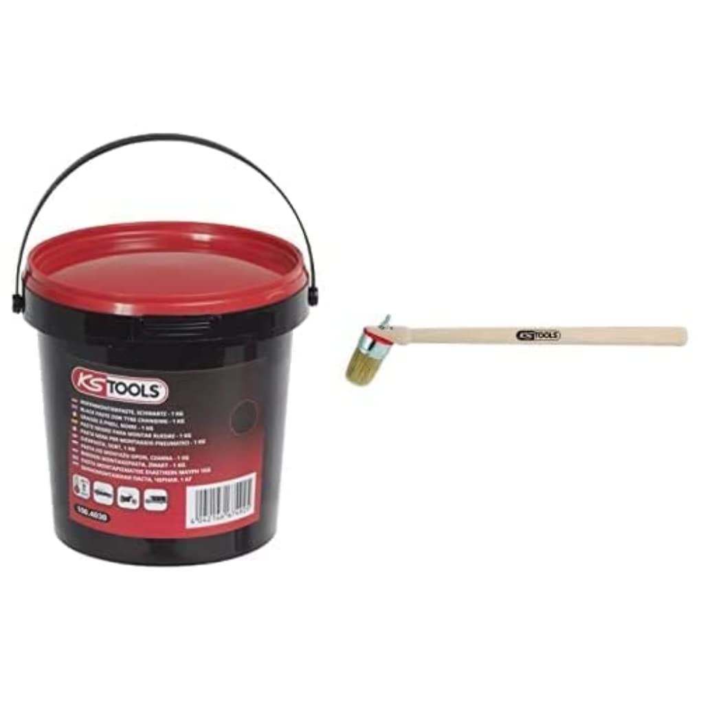 Graisse à pneu noire lubrifiante de 1kg et pinceaux applicateurs inclus