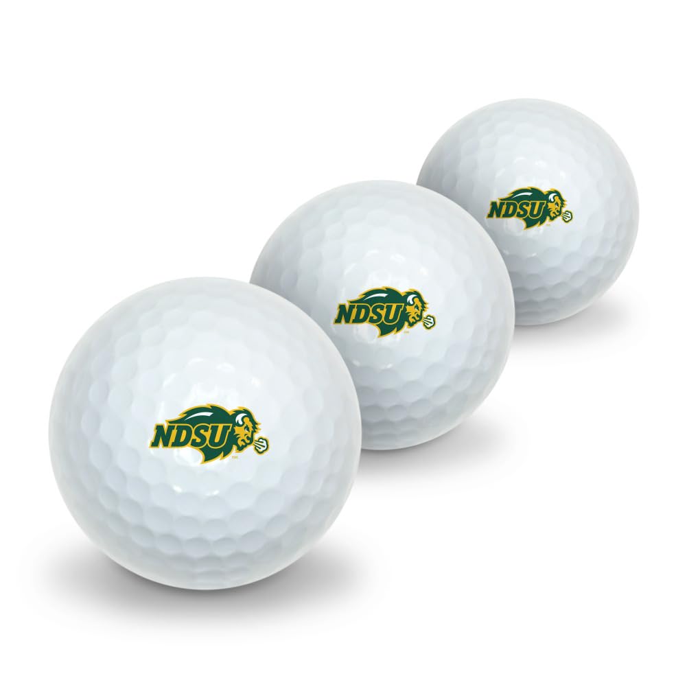 GRAPHICS & MORE North Dakota State University Novelty Golf Balls 3 Pack