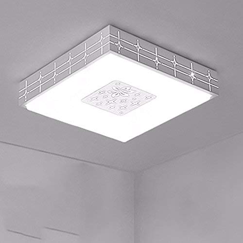 Éclairage extérieur plafonnier moderne LED 40x40cm lumière blanche GZZ Deng