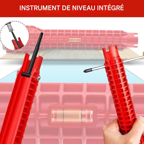 Clé pour robinet sous évier pour serrer facilement les écrous