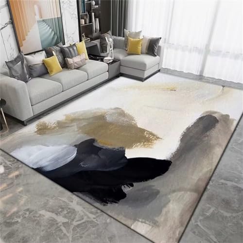 Tapis barbecue sol extérieur résistant à l'usure gris doux - 2