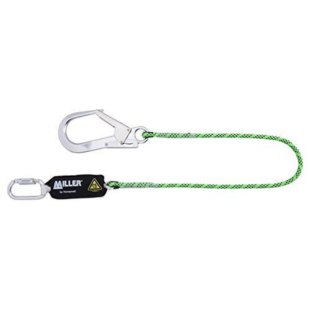 Honeywell 1032390 Miller Shock Absorbing Lanyard Y Kernmantel 1M with Q.T and 2Go60 Edge Tested