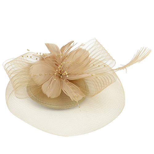 Hair Bands For Women's Hair Sinamay Flower Pillbox Hair Headband Clip Hat Headband #TOP5