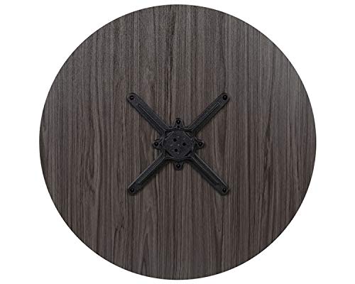 Flash Furniture Chapman 36" Round Multi-Purpose Conference Table In Rustic Gray #TOP5