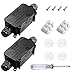 Price comparison product image Mimoo IP66 Waterproof Junction BoxWaterproof Cable Connector with 2 Cable PG9 Gland Plastic Weatherproof Junction Box for 4-8 mm Diameter Cable (Pack of 2), Black