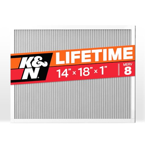 Filtre CVC K&N Merv 8 lavable pour purifier l'air de la maison à vie