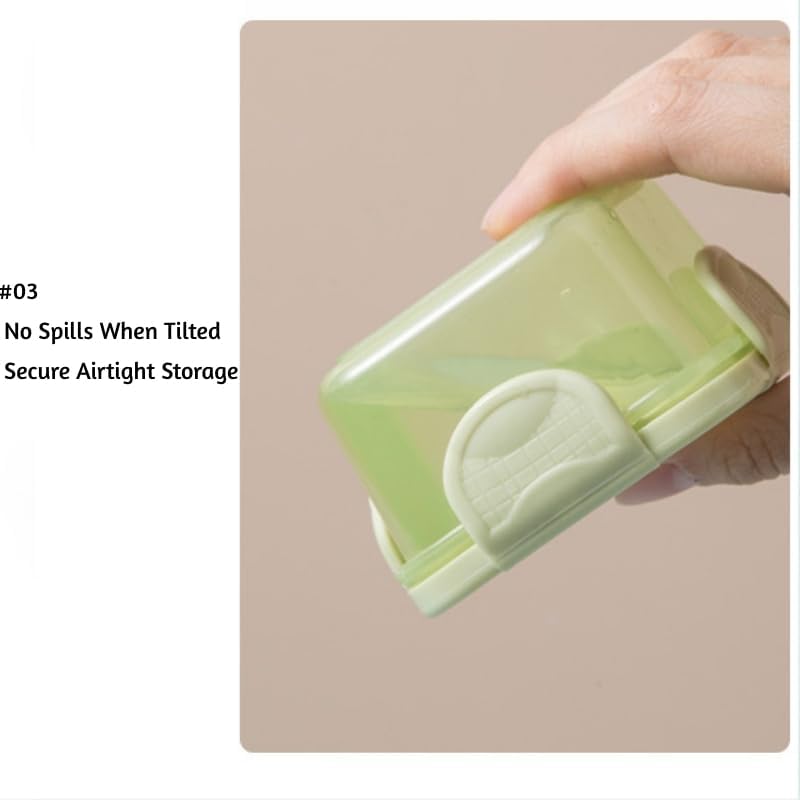 150 ml Food Storage Containers – BPA-Free Thickened PP, 4-Latch Airtight Lid, Freezer/Microwave/Dishwasher Friendly (Green)