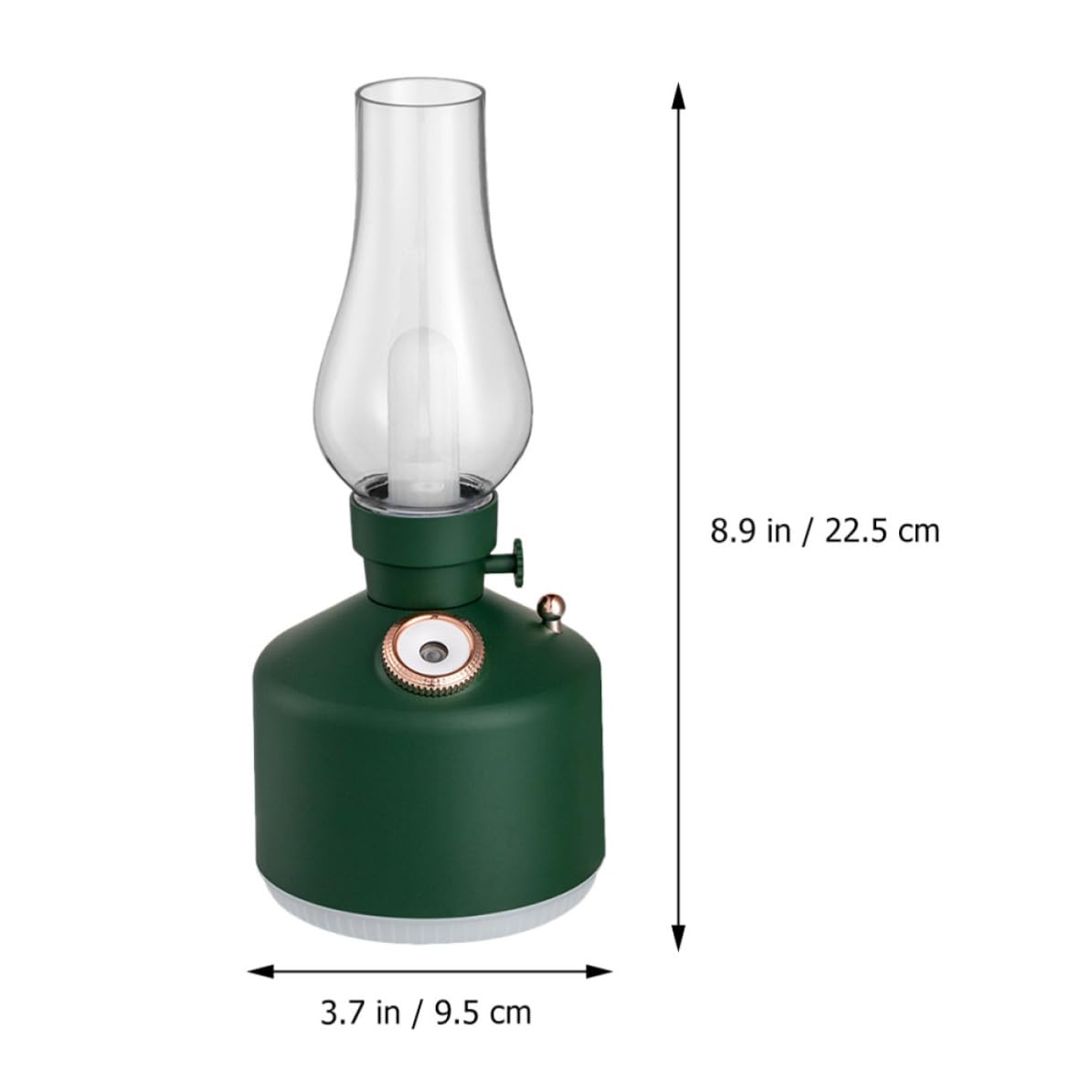 Humidificador Retro USB Luz, Portátil, Depósito 280ml Verde