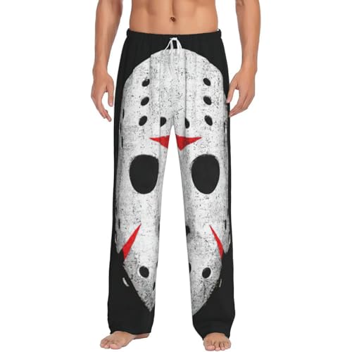 Pantalon de pyjama crâne homme en coton léger premium pour des nuits raffinées