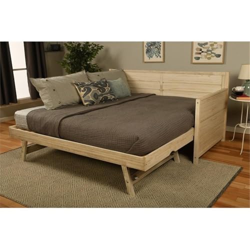 Kodiakfurnituremarisawooddaybedwtrundleinweatheredwhitewmattresses Urban Country Home Decor Kodiak furniture marisa wood daybed wtrundle in weathered white wmattresses urban country home decor