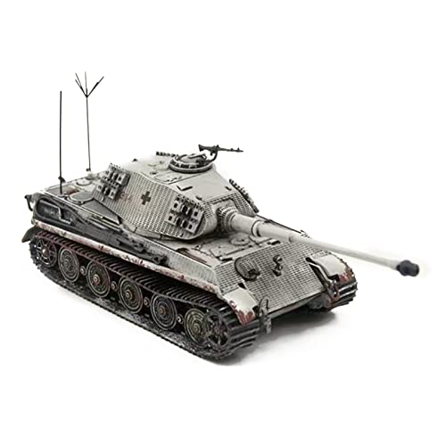 TECKEEN 1/72 Scale German Tiger II Military Model Tiger Tank Metal Fighter Military Model
