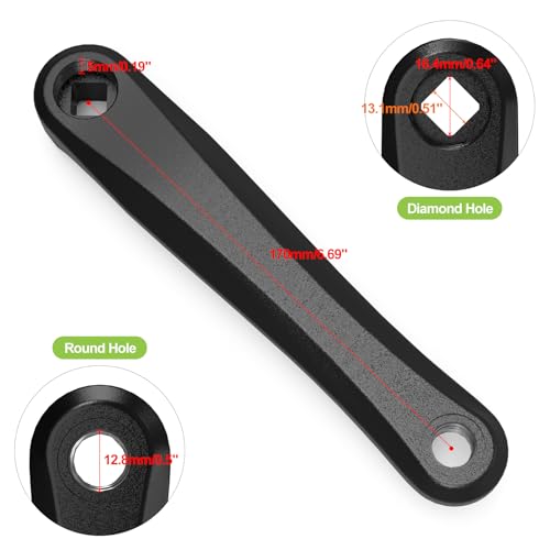 BAFANG Crank Arm Only Right Side 170mm Diamond Hole Crank - Thumbnail 2