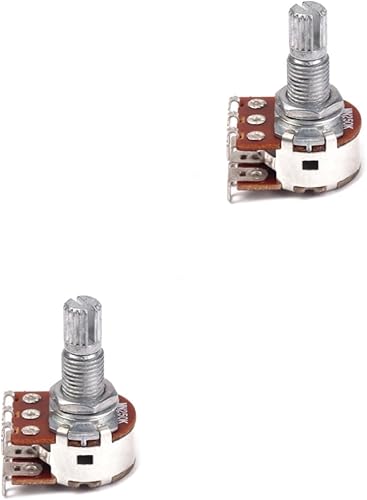 Miniatura 9 de Toyvian Potenciómetro cónico de audio de 2 amperios Potenciómetros de audio de eje corto Potenciómetro digital de control de volumen Amplificador