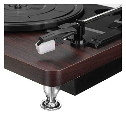 Bois Couleur Enregistrement Retro Lecteur 33RPM Portable Audio Gramophone Turntable disque vinyle Audio RCA R/L 3,5 mm… - Les Beatles, Paul McCartney, John Lennon, RIngo Starr, George Harrison Bois Couleur Enregistrement Retro Lecteur 33RPM Portable Audio Gramophone Turntable disque vinyle Audio RCA R/L 3,5 mm… – Image 5