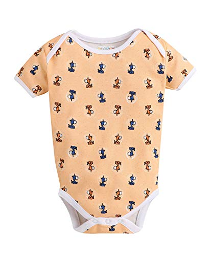 Image of BUMZEE Half Sleeve Unisex Baby Bodysuit Pack Of 3
