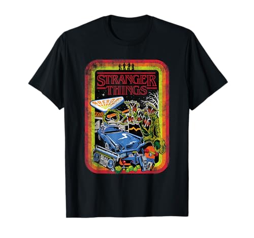 Stranger Things Retro Sketch Cover Camiseta