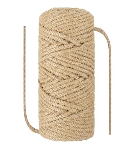 NorthPada 4 mm x 50 Meter Natürliche Sisal Hanf Seil Heavy Duty Dicke Schnur für Katzenkratzer Post Baum, Garten, Bindung, Kunsthandwerk Verpackungsmaterial NorthPada 4 mm x 50 Meter Natürliche Sisal Hanf Seil Heavy Duty Dicke Schnur für Katzenkratzer Post Baum, Garten, Bindung, Kunsthandwerk Verpackungsmaterial