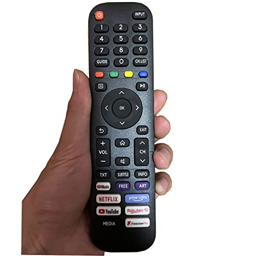 for en2a30 remote hisense for hisense tv remote control VIDAA Smart LED TVs 43A7300F 43A7300FTUK 50A7300F 50A7300FTUK 55A7300F 55A7300FTUK 65A7300FTUK 55AE7200F -No Setup Required - Image 2