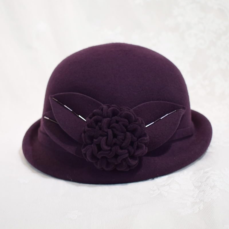 Béret à fleurs polyvalent Argento chic pour vos sorties d'automne et d'hiver - 6