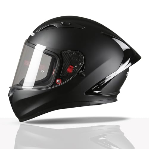 TVS Racing Dual Visor Helmet for Men Anti-Fog Pin-Lock, Aerodynam...