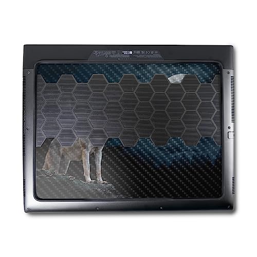 Image of MightySkins Carbon Fiber Skin Compatible With Alienware M18 R1 (2023) Full Wrap Kit - Happy Hunting | Protective, Durable Textured Carbon Fiber Finish | Easy To Apply & Change Styles | Made in the USA