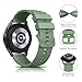 AK Silicone Band Compatible with Amazfit Bip 6 / Bip 5 Watch Band, Amazfit GTR 4 Bands, 22mm Soft Replacement Sport Strap for Amazfit Bip 6 / Bip 5 / GTR 4 Women Men (Avocado Green)