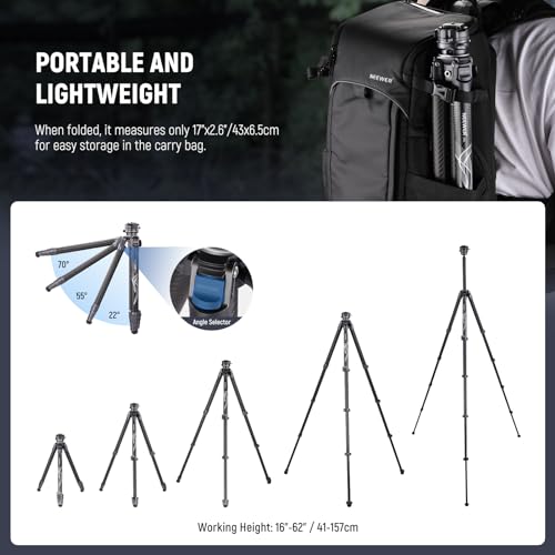 NEEWER LITETRIP LT32 Carbon Fiber Tripod