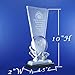 Premium Bowling Pin Crystal Trophy Champion Award Plaque 300 Score Perfect Game