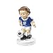 Produktbild Fußballer blau/weiß ca. 5 cm Torten/Tischdeko