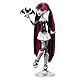 Monster High-Puppe Draculaura in Schwarzweiß, Reel-Drama-Sammlerpuppe, Poster in Puppengröße und Lebensgröße, Horrorfilm-Design, Spielzeug und Geschenke, HKN27