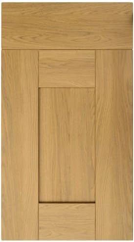 Buckingham Lissa Oak Five Piece PVC Shaker Replacement Kitchen Cabinet Cupboard Unit Carcass Doors & Drawer Fronts - Colour Swatch