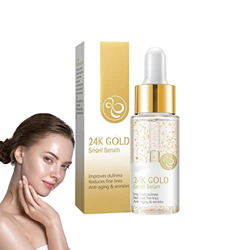 Verabschieden Sie sich von Falten ohne teures Botox mit 24k Gold Collagen Booster Serum, Snail 24k Gold Face Serum, Midori Bear Wrinkle Serum, 24k Collagen Booster Serum (1pcs) Cover