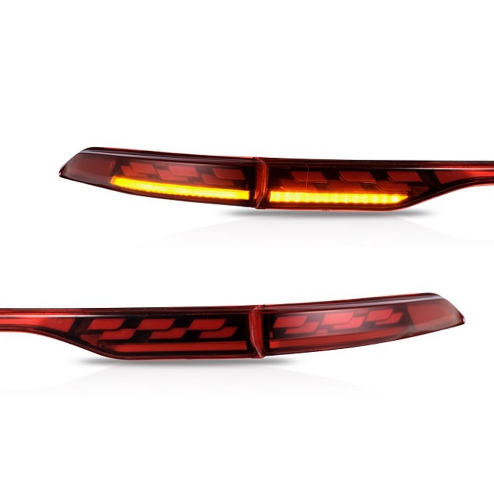 新品 80ハリアー ファイバーLEDテールランプ シーケンシャルウインカー 