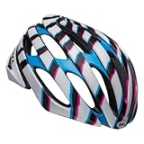 BELL Stratus MIPS Adult Road Bike Helmet - Vertigo Matte/Gloss White/Cyan (2023), Small (52-56 cm)