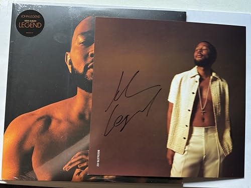 John Legend Signed Autographed "Legend" Record Album 12x12 Insert with Record Album - Lifetime COA