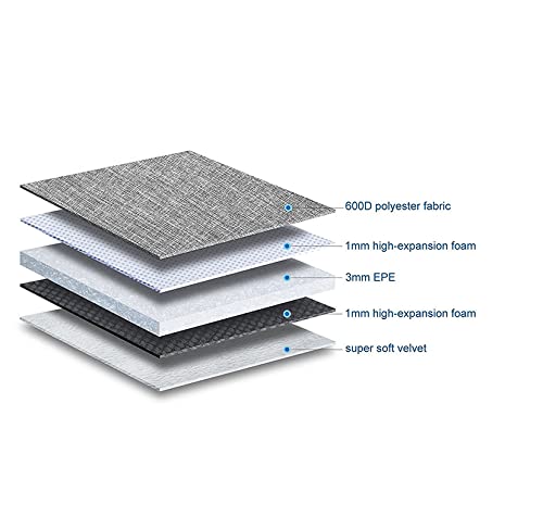 Capa Novo Kindle Paperwhite 11ª geração (2021) tela 6.8 polegadas - Bolsa Sleeve Escura (Cinza Claro