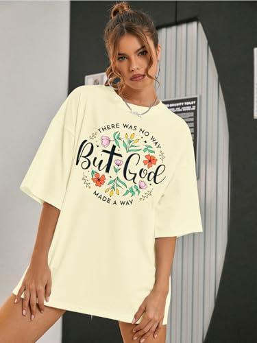 God Christian Oversized Shirts Women Jesus Faith Shirt Bible Verse Gifts Tee Religious Short Sleeve Tops4