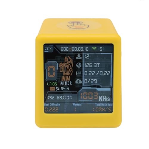 BTC Solo Miner NerdMiner V2 Bitcoin Lottery Miner NM Miner Smart TV 1000KH/S Latest Firmware Low Power Consumption Lottery Miner