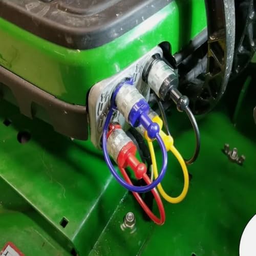 Image of 8Pcs Hydraulic & s Set For ISO7241-A (ISO-A) Series, For PARKER6600 / AEROQUIP5600 / For HANSEN HA15000, 1 /4'', 3 /8'', 1 /2'' Male Cap And Female Cover (3 /8INCH)