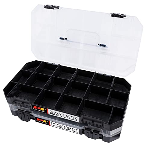 Performance Tool W5266 Stackable Storage Bins With Removable Dividers And Secure Latches For Hardware Organization And Portability #TOP20