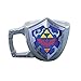 Paladone The Legend of Zelda Hylian Shield Ceramic Coffee Mug - Collectors Edition Shield Shape Cup