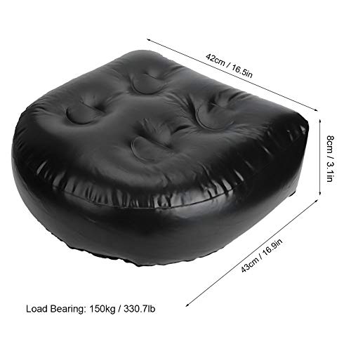 Yuecoom Spa-Kissen, Rückenpolster,wasserdichtes aufblasbares Badewannenkissen, Badewannen-Sitzkissen, Spa Sitze Massagematte multifunktionale Spa Tub Booster Sitzkissen für alle Spas und Whirlpools
