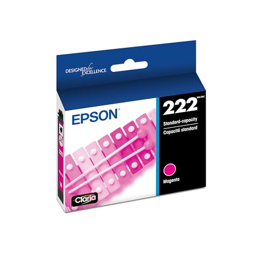 Epson 222 Standard-Capacity Magenta Ink Cartridge