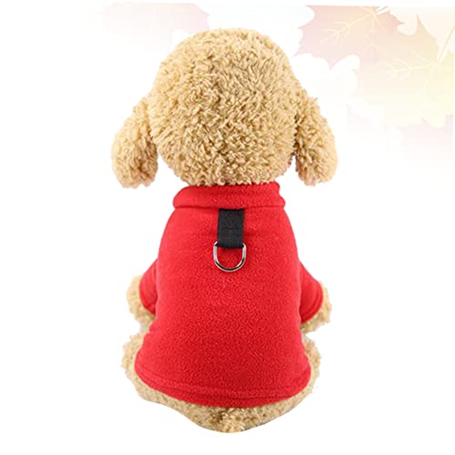 Mipcase Pet Clothes Puppy Clothes Sweater Coat Dog Christmas Pyjamas Dog Winter Clothes Dog Halloween Costumes Pkush Coat For Pet Clothing Dog's Clothes Pajamas Red Plush Dog The Dog #TOP2