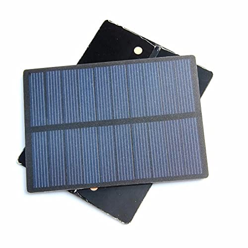 Packung mit 3 ZONADAH 1.3W 5V Mini-Sonnenkollektoren, Teigladegerät, DIY Home, Science School Projekte, Camping, Angeln, Wandern Outdoor Garten Licht Ladewerkzeuge