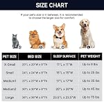 Calming Dog Bed & Cat Bed, Anti-Anxiety Donut Dog Cuddler Bed, Warming Cozy Soft Dog Round Bed, Fluffy Faux Fur Plush Dog Cat Cushion Bed for Small Medium Dogs and Cats (20"/24"/27"/30")