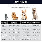 Calming Soft Round Dog & Cat Bed, Anti-Anxiety Donut Cuddler Warming Cozy Fluffy Faux Fur Plush Cushion Bed for Small Medium Dogs and Cats (20"/24"/27"/30"), Light Grey - Image 4