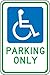 Accuform (Ohio) Parking ONLY (W/Graphic) (FRA209RA)